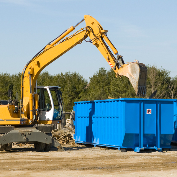 what are the rental fees for a residential dumpster in Ellettsville